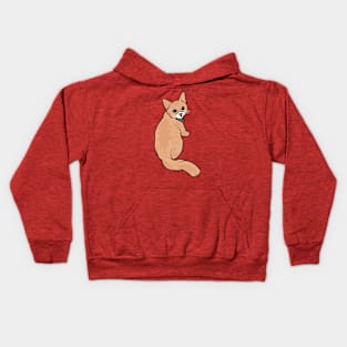 Cat Looking Back Kids Hoodie